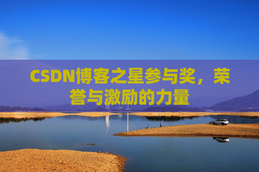 CSDN博客之星参与奖，荣誉与激励的力量